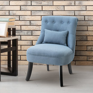 Accent chairs deals blue and white